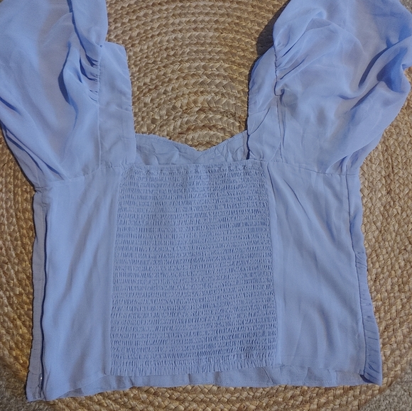 NWT Abercrombie & Fitch Light Purple Blouse - Picture 6 of 9